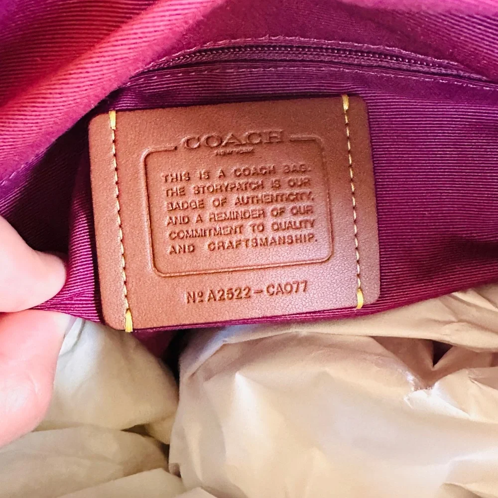 Coach large Rowan satchel  Pink Satchel and Wallet Set - Picture 10 of 15